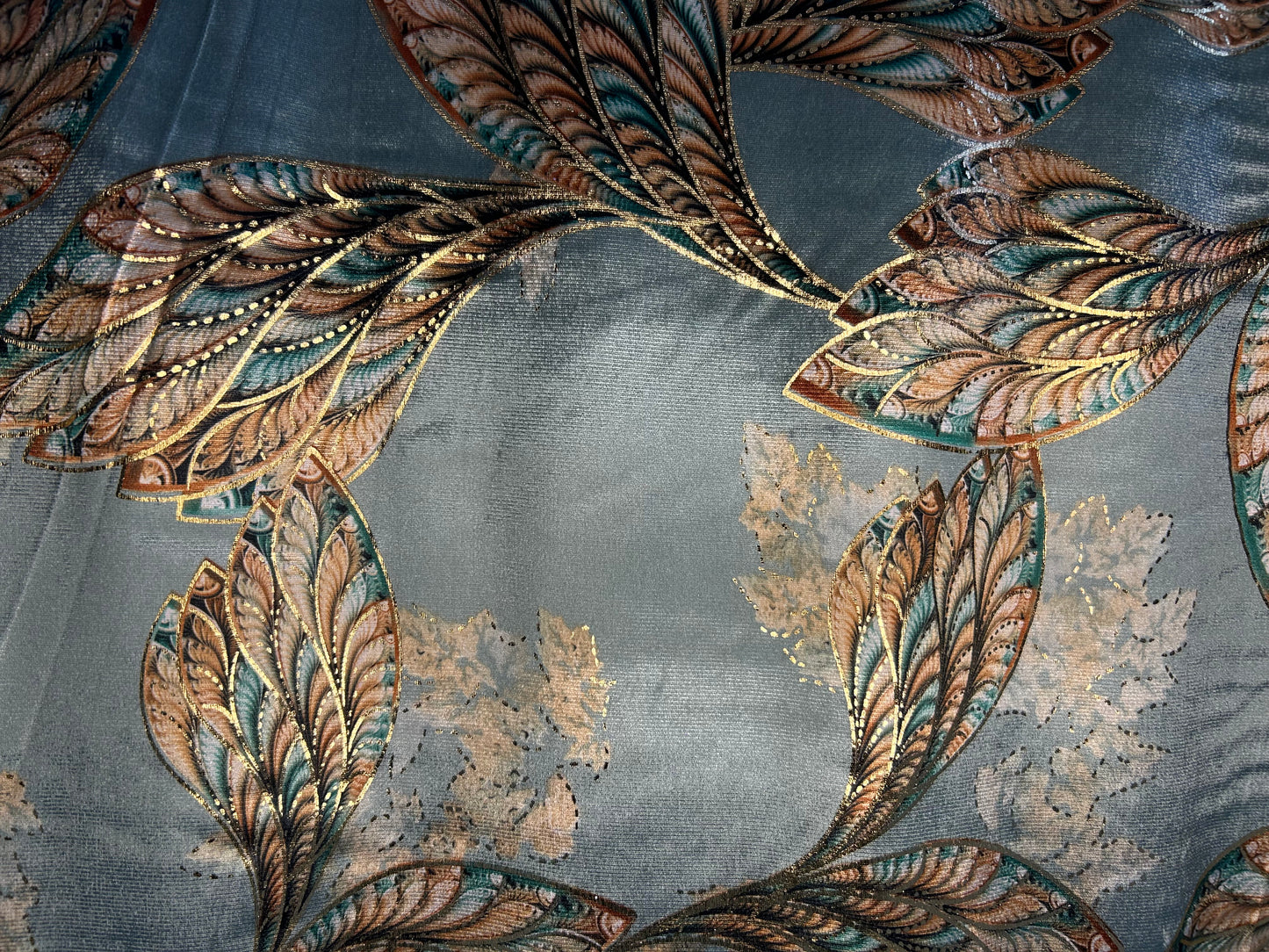 Floral Foil Velvet
