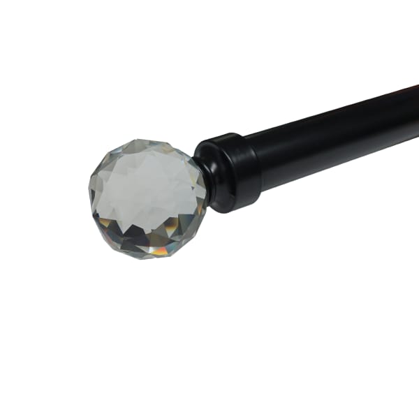 25mm Prism Crystal Finial Glass – Chrome