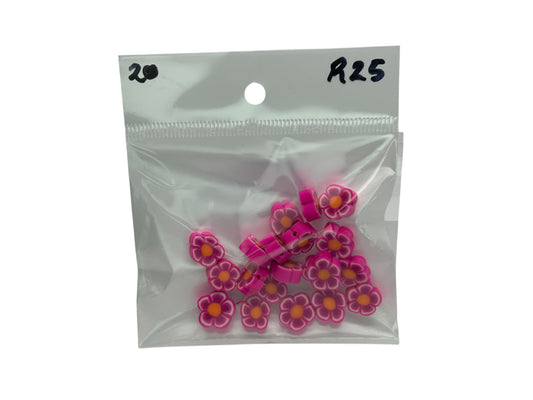 Flower beads-Pink