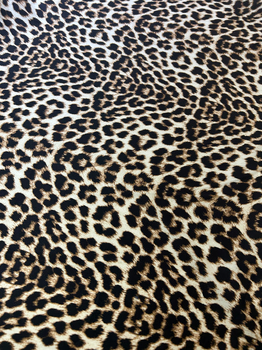 Leopard Print Cotton Poplin