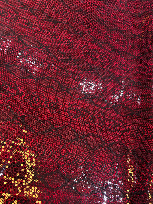 Snake skin sequins