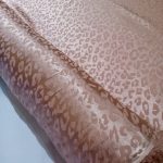 Jacquard Satin-Leopard Print